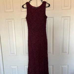 Burgundy Gown